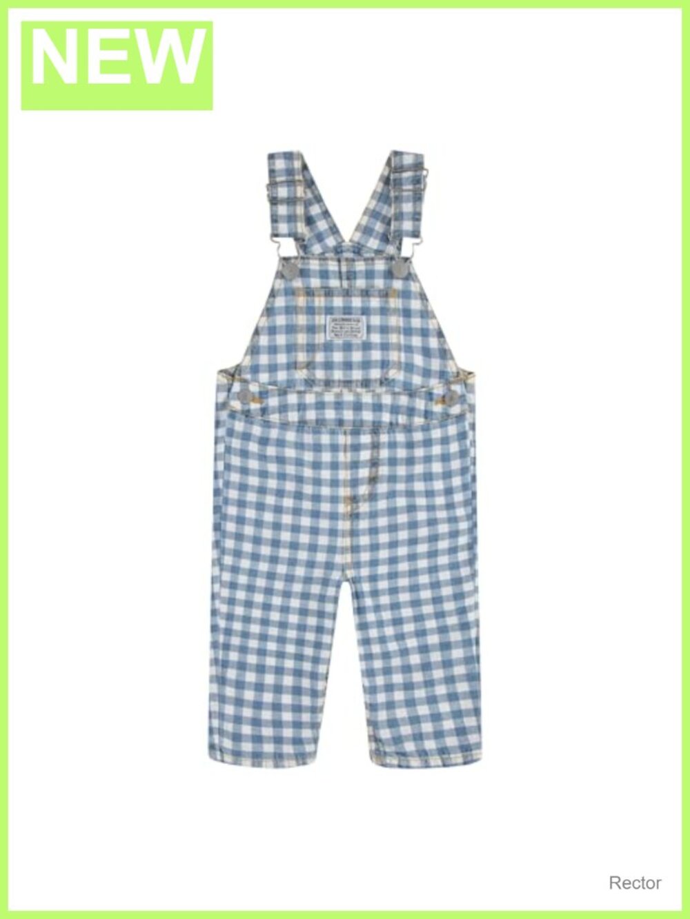 Levi's Unisex Baby Toddler Overalls Adjustable Suspenders Cotton